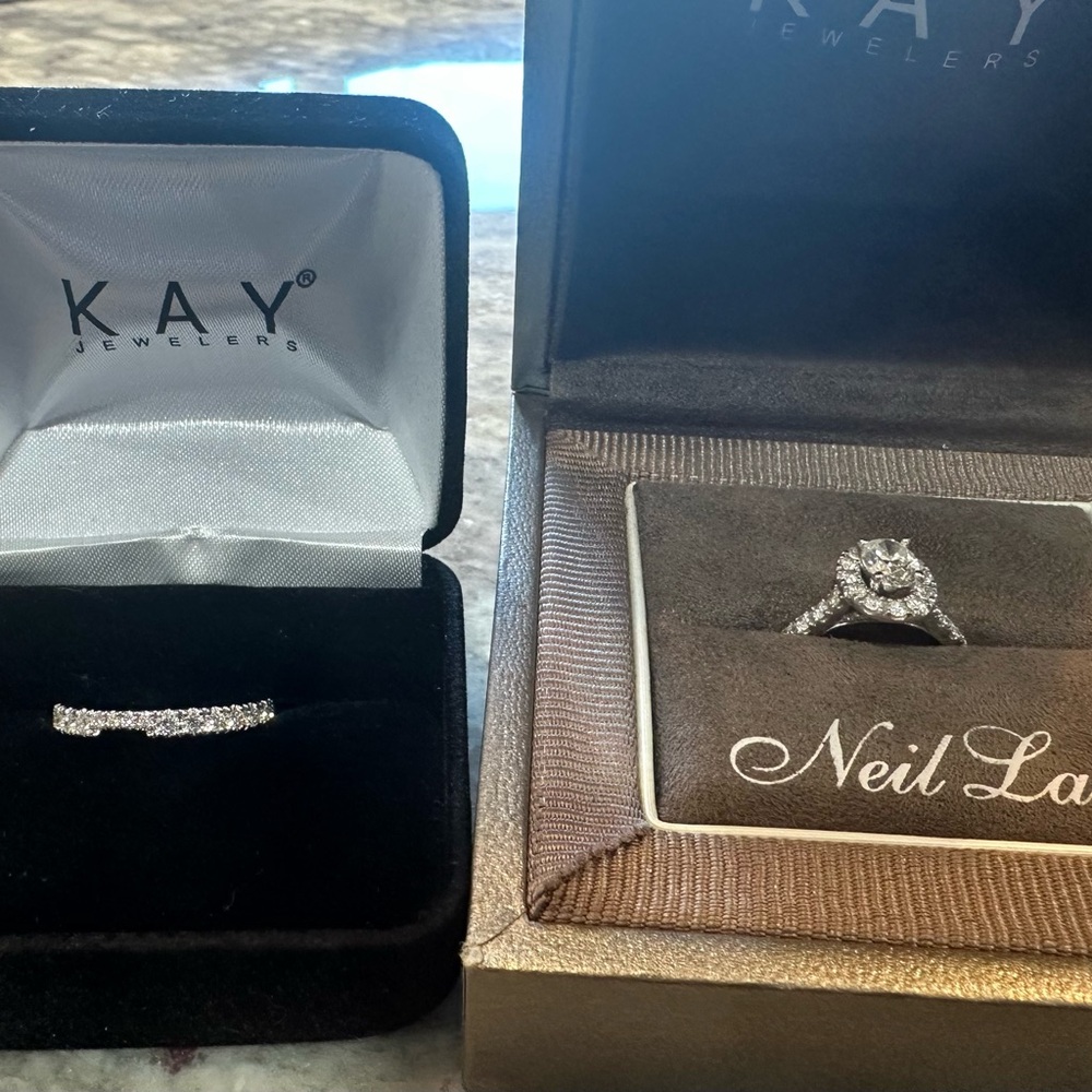 Neil Lane Silver Diamond Ring